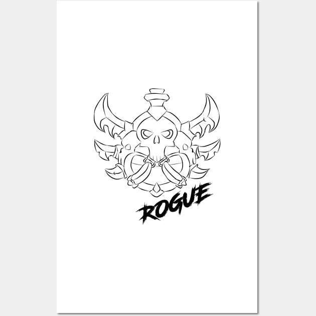 Rogue Crest Wall Art by DeLyss-Iouz